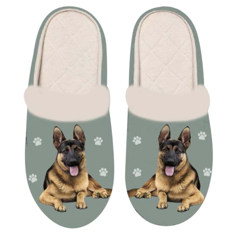 German Shepherd Snuggs Slippers